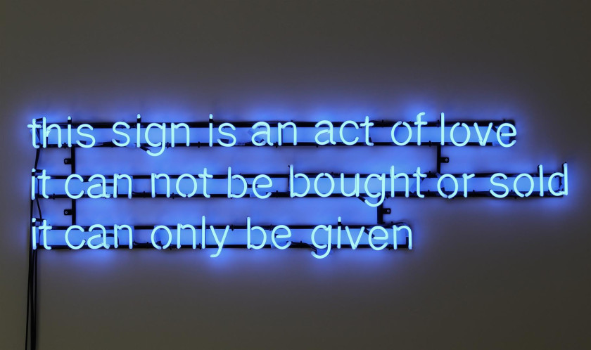 This Sign is an Act of Love [Este sinal é um ato de amor]